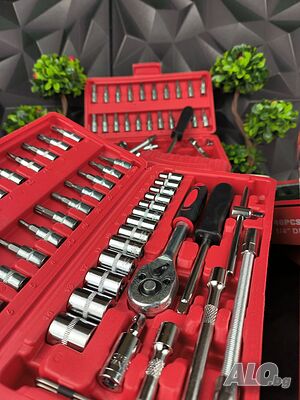 Комплект за ремонт на автомобил от 46 части ISC Chromium Steel