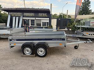 Туристическо, самосвално ремарке REPO за ATV,UTV и мотори до 750кg.