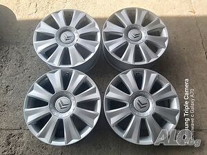 4 броя алуминиеви джанти за Citroen C4,Citroen C4 Picasso, Grand C4 Picasso,Berlingo 17