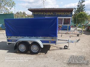 Туристическо ремарке VESTA LIGHT 25DA с брезент и шпригли Н120