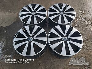 4 броя ОРИГИНАЛНИ алуминиеви джанти за Vw Golf,Skoda 17