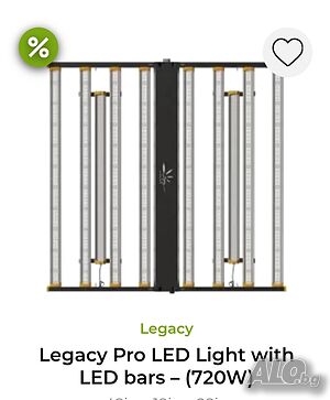 Лампи за отглеждане на цветя и зеленчуци:Legacy Pro LED светлина с LED ленти - (720W)