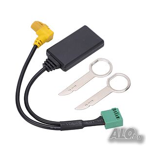 Bluetooth 5.0 AUX адаптер MMI 3G AMI 12Pin за Audi Q5 A4 A6 Q7 A5 S5