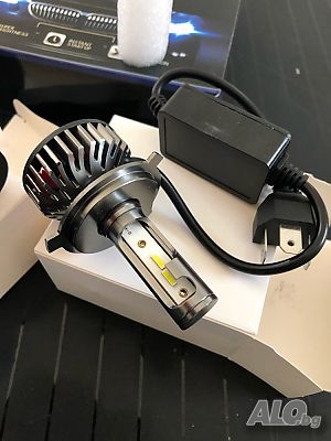 INFITARY ®️ ✔️12000LM ✔️6500K ✔️72W ✔️6500K H4 LED крушка за фарове