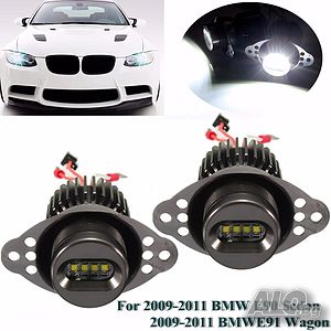 Ангелски очи BMW E90 E91 фейслифт 2009 до 2011 angel eyes bmw E90 E91