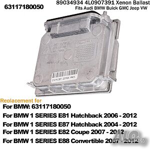 Баласти за ксенон Valeo SHG D1S HID 04373 89034934 BMW е81 63117180050