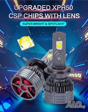 XHP 50 LED лед крушки h7 h4 hb3 hb4 h1 110W led н7 н4 н1
