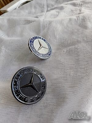 Оригинална емблема за решетка Mercedes 38мм/42мм - S-Class W221, E-Class W211/W212