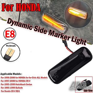 Динамични LED странични мигачи за Honda Civic, Partner, CRV, Accord, HR-V