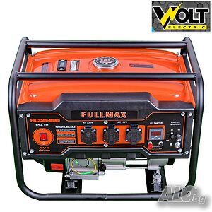 Бензинов генератор агрегат за ток Fullmax 3,5 kW, ръчен, монофазен
