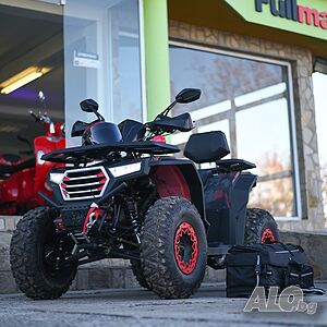 ATV BULLMAX INTRUDER 200cc, лебедка, теглич, подгрев на ръкохватките, RED CAMOUFLAGE