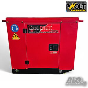 Генератор за ток 12.5kW, бензинов, обезшумен, монофазен, BULLMAX LT-12500BG, ATS връзка