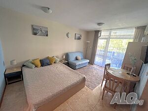 Продавам студио Едностаен апартамент 45 кв.м Тухла 2008 г. 1 етаж Непоследен | Апартаменти | Фрегата Слънчев бряг
