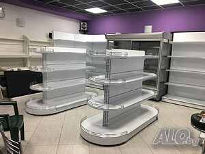 Метални стелажи за аптека, парфюмерия, козметика. Търговско оборудване и аксесоари!