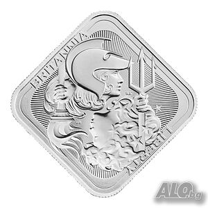 1 oz 999 чисто сребро The Royal Mint Bar - Britannia and Liberty