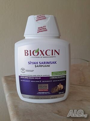 BIOXCIN Шампоан Против Косопад Екстракт от Черен Чесън