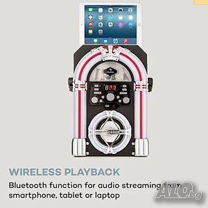 Arizona Sing, Jukebox, BT, USB, MP3, CD плейър, Кабелен микрофон