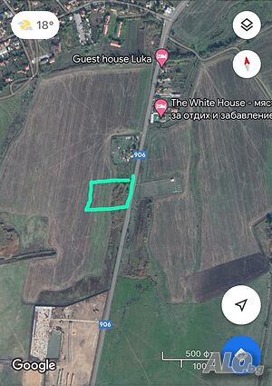 10259 кв.м.! Три съседни парцела с лице на главен път Бургас-Каблешково, в близост до с. Лъка