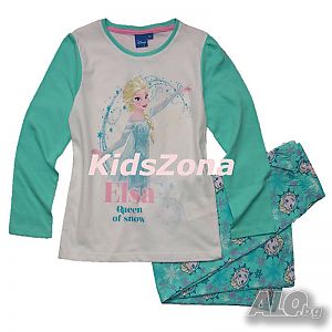 Нова цена! Детска пижама Frozen д. р. за 6 и 8 г. - М4-5