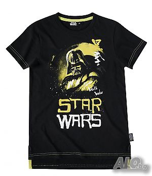 Детска тениска Star Wars за 6 г. - М 17-19