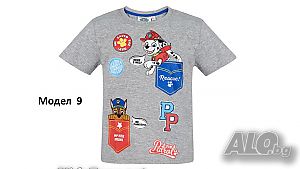 Детска тениска Paw Patrol момче за 5, 6 и 8 г. - М8-10