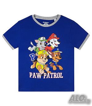 Детска тениска Paw Patrol момче за 4, 6, 8 и 10 г. - М11-13