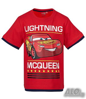 Детска тениска Cars момче за 3, 4, 5, 6 и 8 г. - М4-6