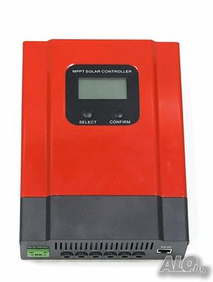 Соларен контролер 12V/24V/36V/48V DC MPPT Max 150V PV Input, 40А, LCD дисплей