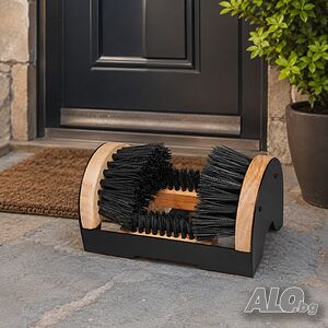 Универсална четка за почистване на обувки с 3 четки - За дом, двор и работно място