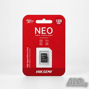 HIKSEMI NEO 128GB - Карта памет за IP камери 22до 92 MB/s