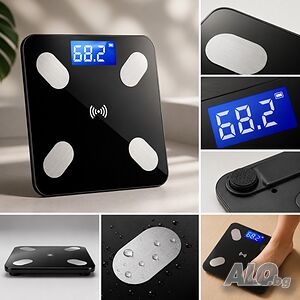 Smart Scale - Умна Bluetooth везна с анализ на телесни мазнини, BMI и мускулна маса