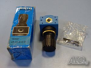 пневматичен регулатор Festo LR-1/4-S-O-B 15 0047 Pneumatic Pressure Regulator 0-10Bar