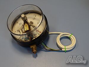 Ел. контактен манометър VEB ∅ 160 mm 60Bar
