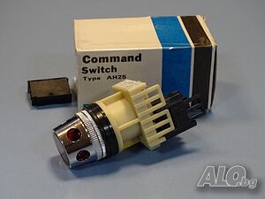 команден бутон (светещ) червен FUJI Electric AH25-L2R10E command switch