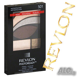 3 in 1 REVLON PHOTOREADY 501 METROPOITAN комплект фондьотен, 3 нюанса сенки и 3D финиш