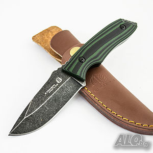 Тактически многоцелеви нож STRIDER KNIVES G2 с кожена кания ест. гьон, ловен нож