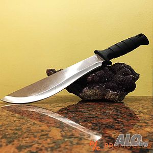 Cold Steel CONQUEROR LTC KUKRI масивен ловен нож с кания и вулканизирана дръжка