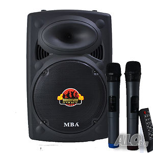 Мощна активна караоке парти тонколона MBA F15W 15 инча, 500W