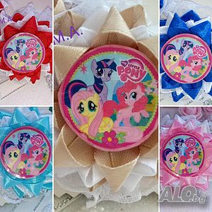 my little pony! моето малко пони! диадема, ластик и шнола! Различни цветове!