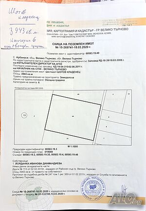 Продавам земя в Арбанаси
