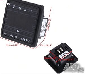 Чисто нов BC-GV13T AC220V. / 380V. Честотен тест Брояч на часове 12001842_220V. / 380V.