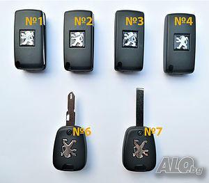 Peugeot Пежо - Нов ключ кутийка 207 - 208 - 307 - 308 - 407