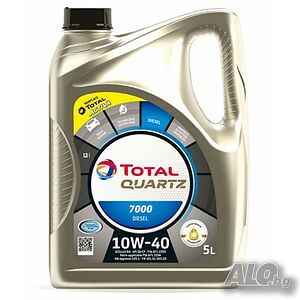 Моторно масло TOTAL QUARTZ 7000 DIESEL 10W40 5л
