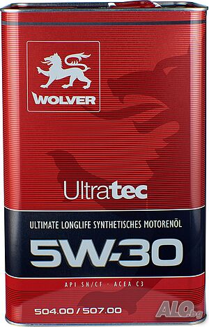 Моторно масло WOLVER Ultratec C3 LongLife 5W30, 4л
