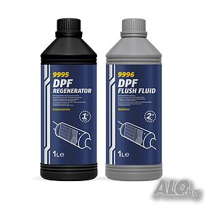 Комплект добавки за регенериране и почистване MANNOL DPF Regenerator & Flush Fluid 2бр