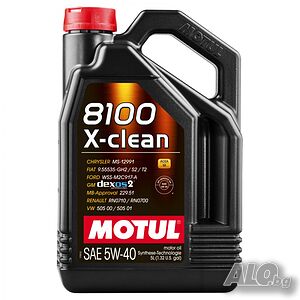 Моторно масло MOTUL 8100 X-CLEAN 5W40 C3, 5л