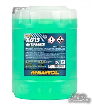 Зелен антифриз Mannol Antifreeze AG13 (-40°C) Hightec 10л