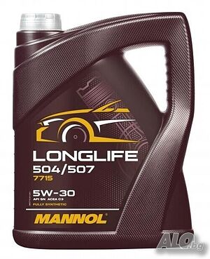 Моторно масло MANNOL Longlife 504/507 5W30 5л