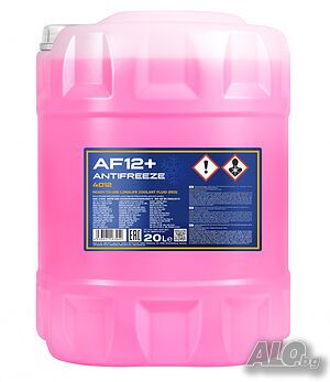 Червен антифриз Mannol Antifreeze AF12+ (-40°C) Longlife, 20л