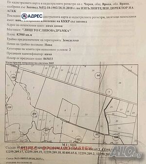 Земеделска земя 83000 кв.м